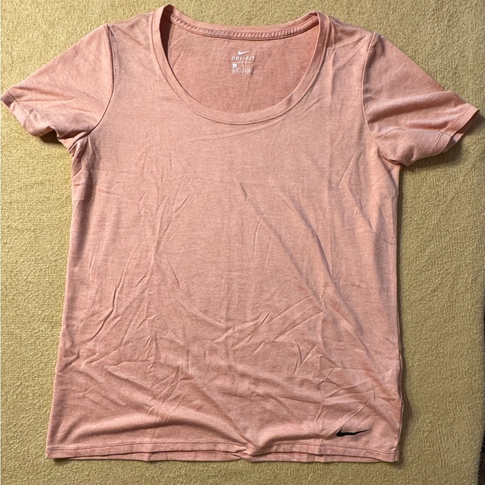 Nike Women's Light Orange Short Sleeve Tee